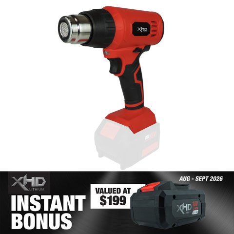 XHD LITHIUM Cordless Battery 8Ah with Cordless Heat Gun 18V