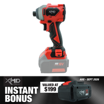 XHD LITHIUM Cordless Battery 8Ah with Heavy Duty Impact Driver Brushless 220Nm 1