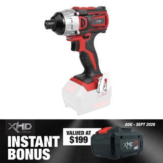 XHD LITHIUM Cordless Battery 8Ah with Impact Driver Brushless 180Nm 18V