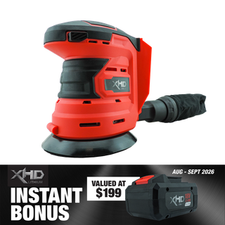 XHD LITHIUM Cordless Battery 8Ah with Orbital Sander 125mm 18V