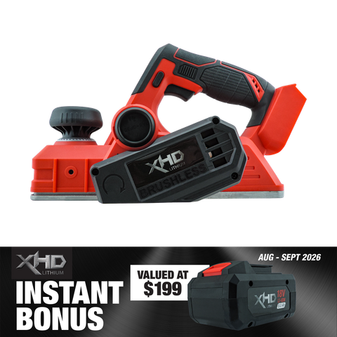 XHD LITHIUM Cordless Battery 8Ah with Planer Brushless 18V
