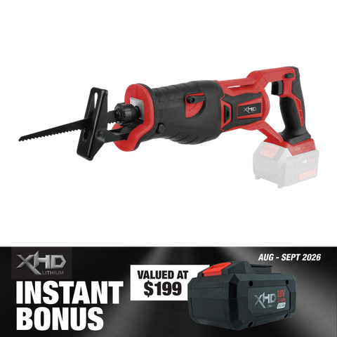 XHD LITHIUM Cordless Battery 8Ah with Reciprocating Saw Brushless 18V