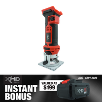 XHD LITHIUM Cordless Battery 8Ah with Router Trimmer 18V