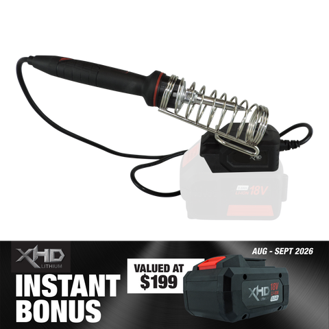 XHD LITHIUM Cordless Battery 8Ah with Soldering Iron 18V