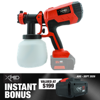 XHD LITHIUM Cordless Battery 8Ah with Spray Gun 18V