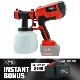 XHD LITHIUM Cordless Battery 8Ah with Spray Gun 18V