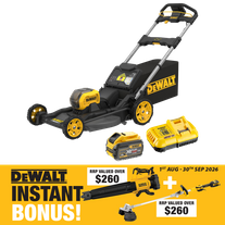 DEWALT FLEXVOLT Lawn Mower 21in/530mm 54V 9Ah with BONUS