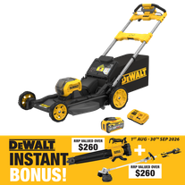 DEWALT FLEXVOLT Lawn Mower 21in/530mm Self Propelled 54V 15Ah with BONUS