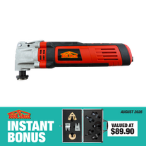 ToolShed Multi Function Tool 400W with 9pc Blade Set