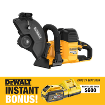 DEWALT FLEXVOLT Cordless Cut Off Saw Brushless 230mm 54V with BONUS