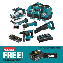Makita LXT Cordless Combo Kit Brushless 8058 8pc 18v 5Ah