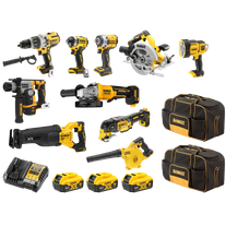 DEWALT Cordless Combo Kit Brushless 10pc 18v 5Ah