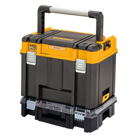 DEWALT TSTAK Organiser and Long Handle Storage Box Set