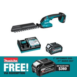 Makita XGT Cordless Hedge Trimmer Brushless 200mm 40V 2.5Ah