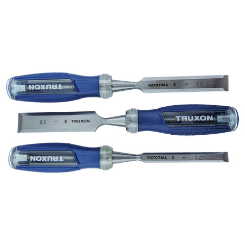 TRUXON High Impact Wood Chisel Set 3pc