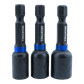 TRUXON Impact Magnetic Nut Driver Set 50mm 3pk