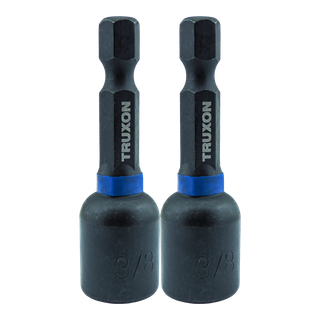 TRUXON Impact Magnetic Nut Driver 3/8in 50mm 2pk