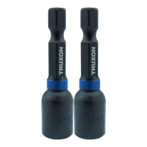 TRUXON Impact Magnetic Nut Driver 5/16in 50mm 2pk