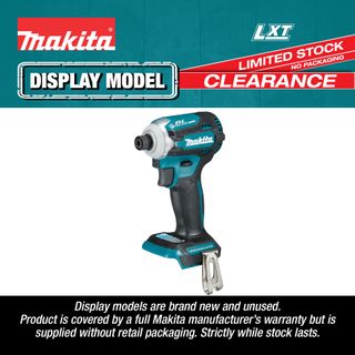 Makita LXT Cordless Impact Driver Brushless 4 Stage 18V (Display Model)