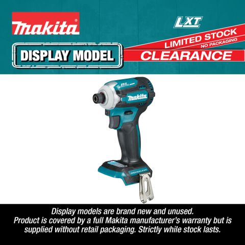 Makita LXT Cordless Impact Driver Brushless 4 Stage 18V (Display Model)