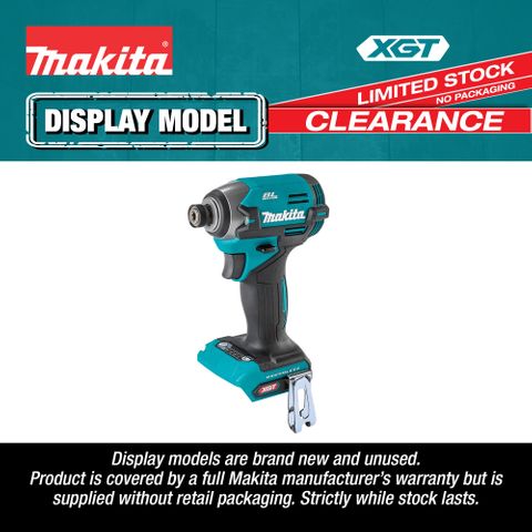 Makita XGT Cordless Impact Driver 210Nm 40v (Display Model)