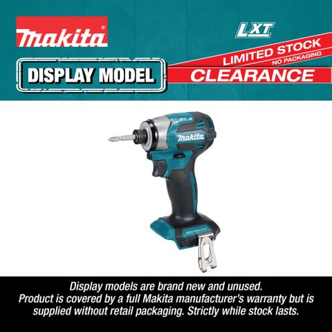 Makita LXT Cordless Brushless Impact Driver 4 Stage 18V (Display Model)