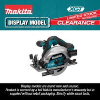 Makita XGT Cordless Circular Saw Brushless 165mm 40V (Display Model)