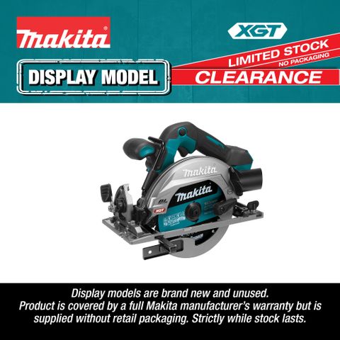 Makita XGT Cordless Circular Saw Brushless 165mm 40V (Display Model)