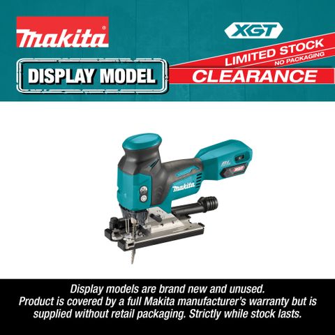 Makita XGT Cordless Jigsaw Barrel Grip Brushless 40V (Display Model)