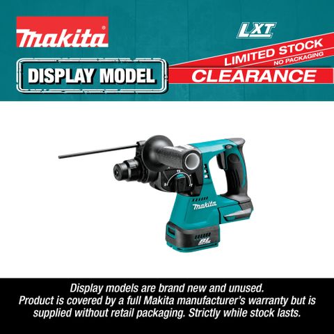 Makita LXT Cordless Rotary Hammer Drill Brushless 24mm 18V (Display Model)