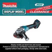 Makita XGT Cordless Angle Grinder Paddle BL 125mm 40V (Display Model)
