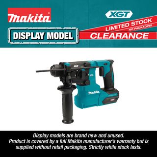Makita XGT Cordless Rotary Hammer Drill SDS+ 20mm 40V (Display Model)