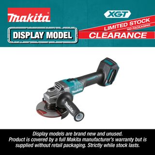 Makita XGT Cordless Angle Grinder Brushless 125mm 40V (Display Model)