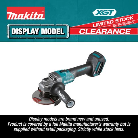 Makita XGT Cordless Angle Grinder Brushless 125mm 40V (Display Model)