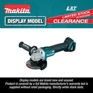 Makita LXT Cordless Angle Grinder 125mm Brushless 18V (Display Model)