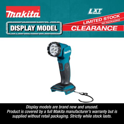 Makita LXT Cordless LED Torch 160lm 18V (Display Model)