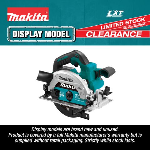 Makita LXT Cordless Circular Saw Brushless Right Hand 165mm 18V (Display Model)