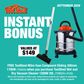 ToolShed Mitre Saw Compound Sliding 305mm 1700W with 1200W Vacuum Cleaner