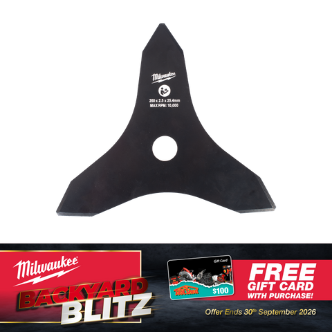 Milwaukee Brushcutter Blade 3 Tooth for M18F2BC