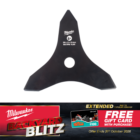 Milwaukee Brushcutter Blade 3 Tooth for M18F2BC