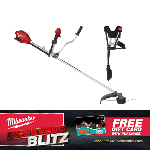 Milwaukee M18 FUEL Brushcutter/Line Trimmer with Harness 18V - Bare Tool