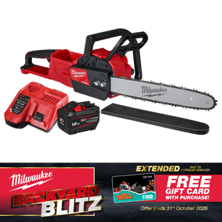Milwaukee M18 FUEL Cordless Rear Handle Chainsaw 16in 18V 12Ah