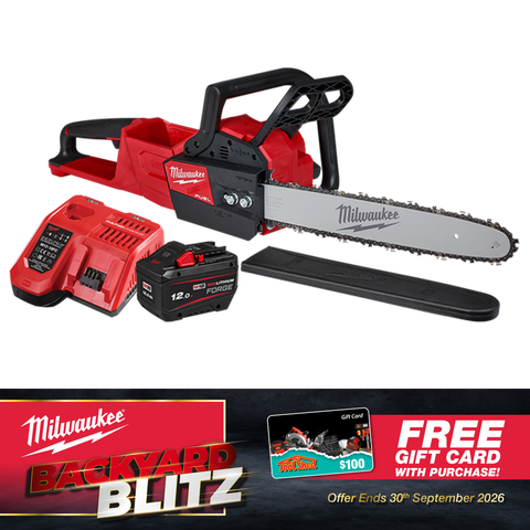 Milwaukee M18 FUEL Cordless Rear Handle Chainsaw 16in 18V 12Ah