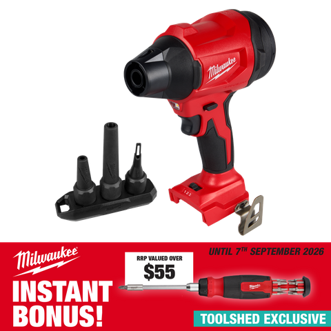 Milwaukee M18 Cordless High Speed Blower 18V - Bare Tool with Bonus Screwdriver