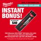 Milwaukee REDLITHIUM USB Rechargeable Neck Light 3Ah with Bonus Battery