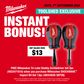 Milwaukee SHOCKWAVE Impact Bit Set 13PC with Bonus Stubby Screwdriver Set