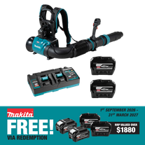 Makita XGT Cordless Backpack Blower Brushless 40V 8AH