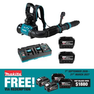 Makita XGT Cordless Backpack Blower Brushless 40V 8AH