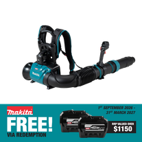 Makita XGT Cordless Backpack Blower Brushless 40V - Bare Tool
