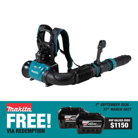 Makita XGT Cordless Backpack Blower Brushless 40V - Bare Tool